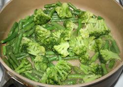 овощной салат - брокколи